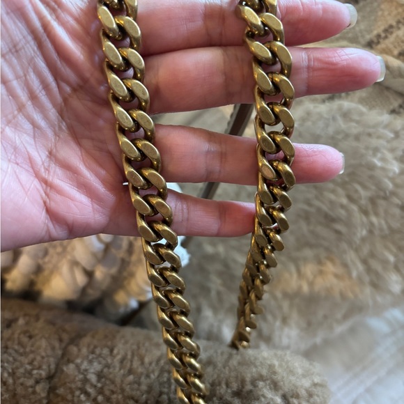 ✨SOLD✨SAINT LAURENT Shearling Loulou, Brown - Medium - Picture 4 of 15